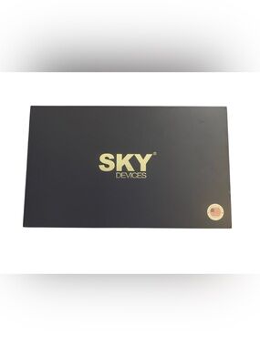 Sky Devices Tablet in Black with Gold Logo